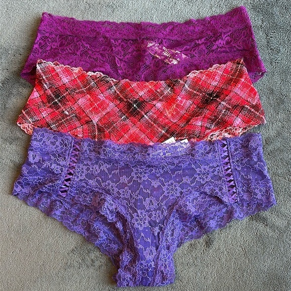 Victoria's Secret Other - New Victoria’s Secret Lace Panties Bundle Size Medium NWT